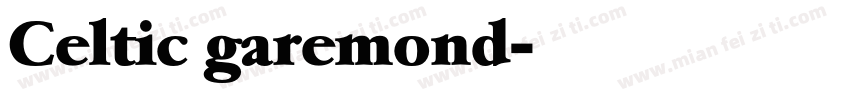 Celtic garemond字体转换
